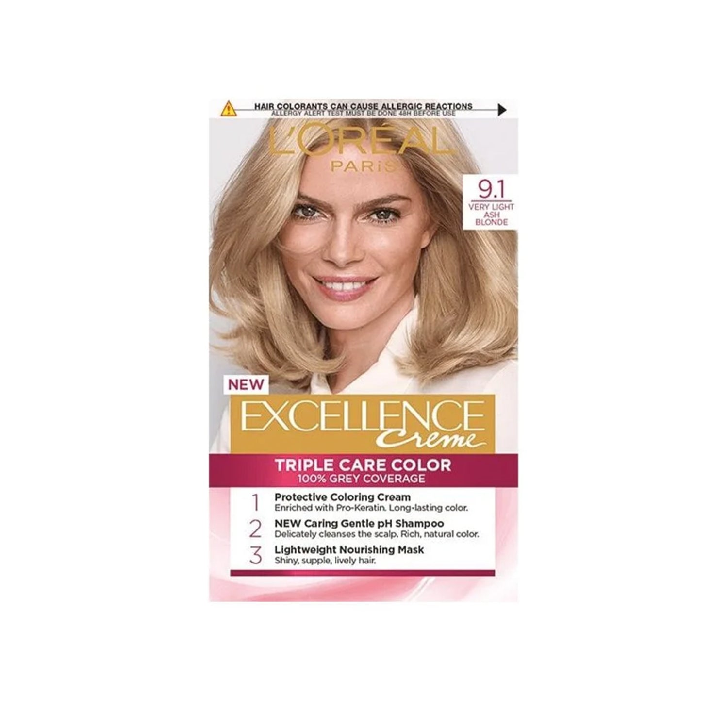 لوريال - صبغة شعر أشقر رمادي فاتح جداًرقم 9.1