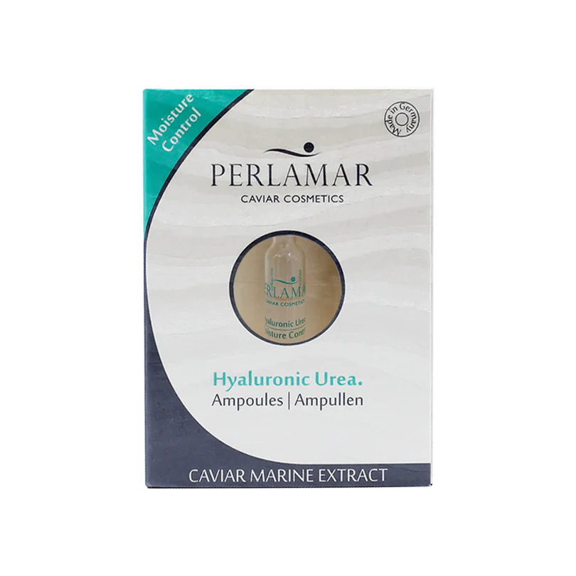 أمبولات الهيالورونيك المركز للنضارة الفورية من Perlamar