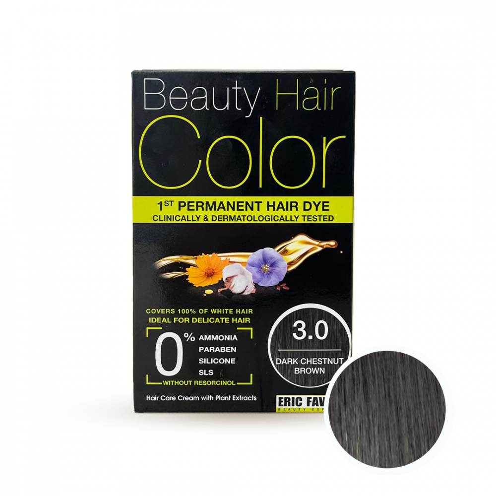 صبغة بيوتي للشعر 3.0 بني كستنائي غامق من ERIC FAVRE