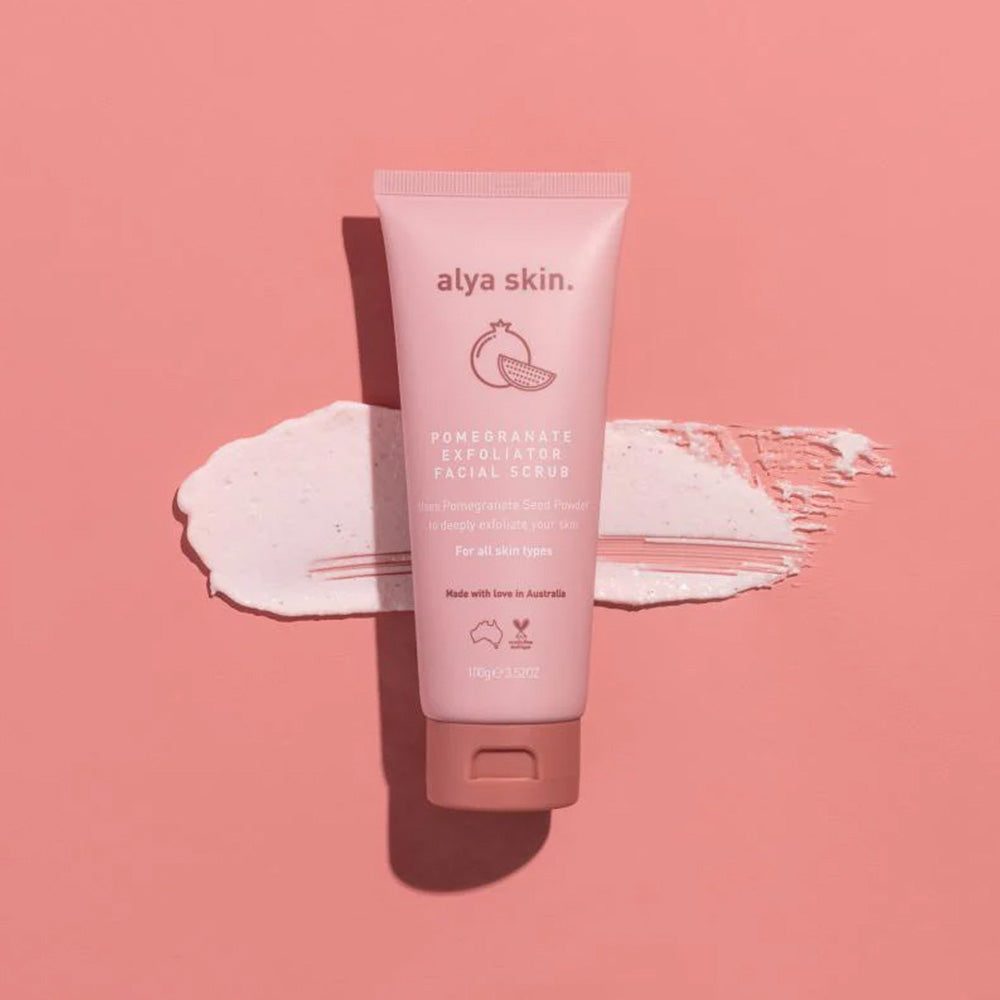 مقشر الوجه بالرمان من Alya Skin
