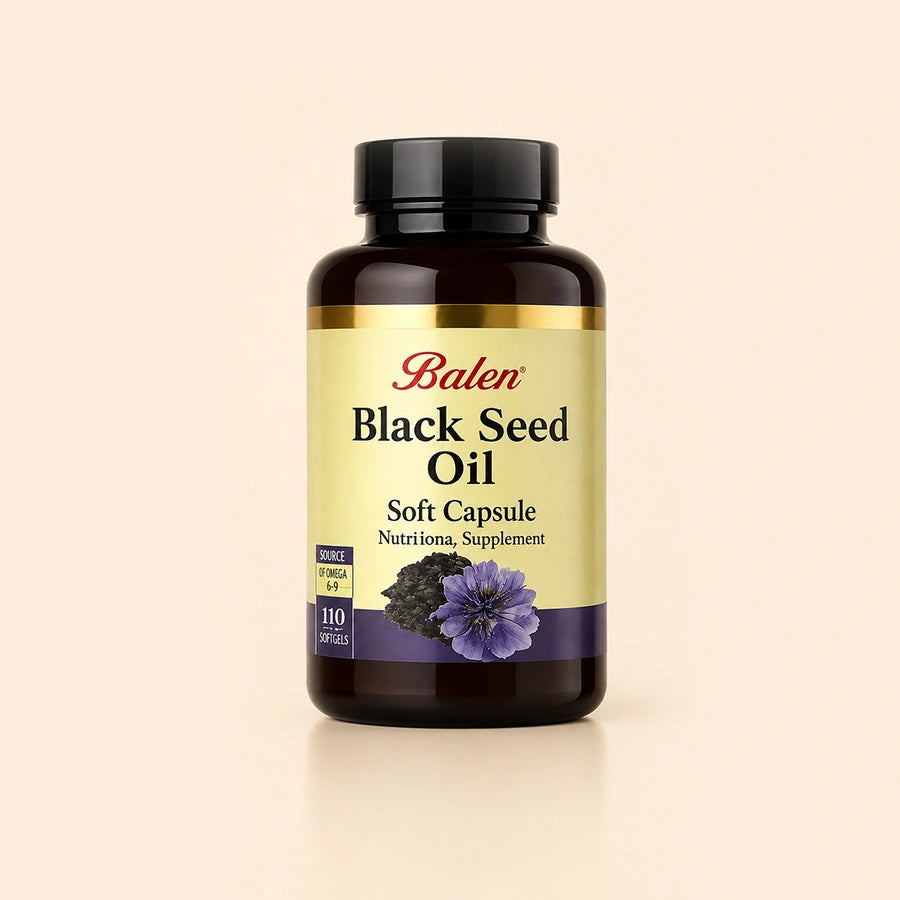 Balen - Black Seed Oil Soft Gel Capsules - 80 Capsules